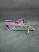 Armação de Óculos de Grau Gatinho em Acetato Italiano