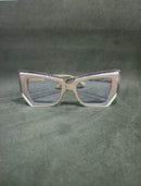 Armação de Óculos de Grau Gatinho em Acetato Italiano